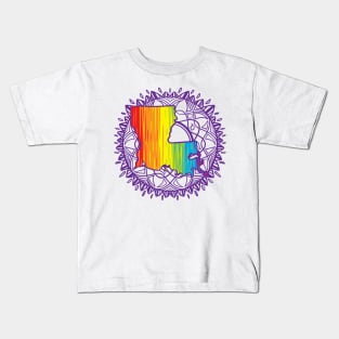 Louisiana Mandala Pride Kids T-Shirt